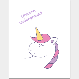 Unicorn underground Posters and Art
